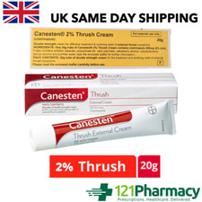 Canesten 2% Thrush Cream - 20g Max Strength- NEXT DAY DEL - soothes MEN | WOMEN