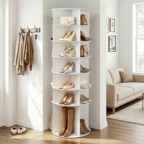 Tier rotating shoe rack - 7,