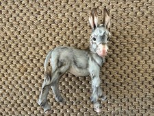 Porcelain Donkey Figurine -