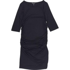 Isabella Oliver Black Ruched Dress