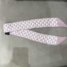 Prada printed silk twill scarf Pink 
