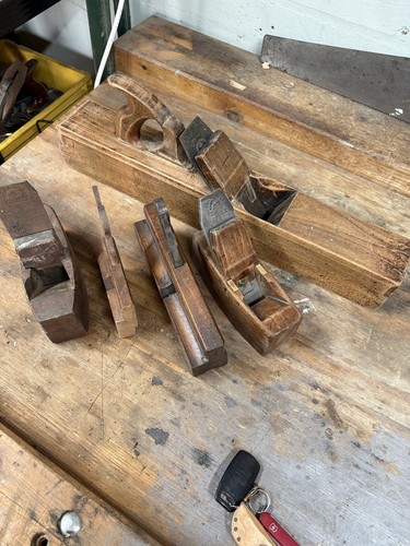Job lot wooden planes - job,