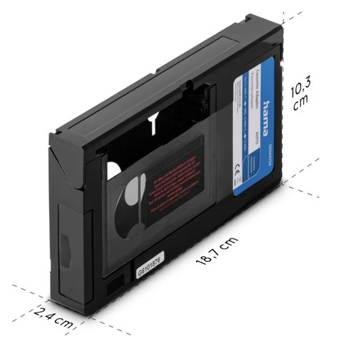 Vhs cassette adapter - cassette,