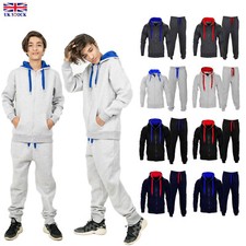 Kids Boys Tracksuit Contrast