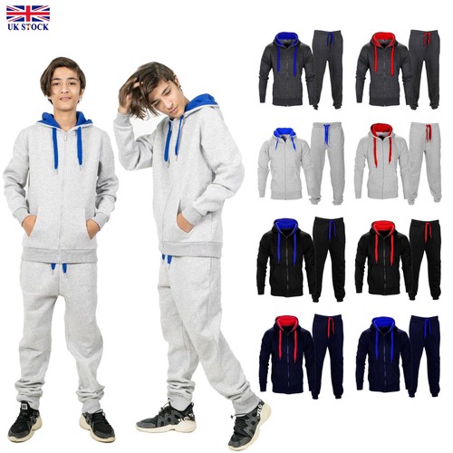 Kids boys tracksuit - tracksuit, contrast