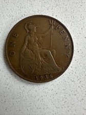 Extremely Rare 1936 One Penny