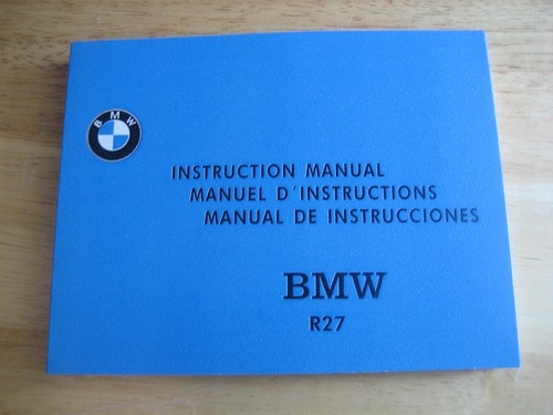 New vintage bmw r27 - vintage, owners