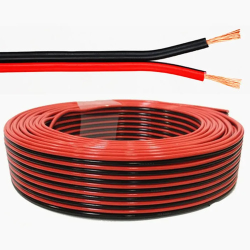 Red black 2 core 24 - red,
