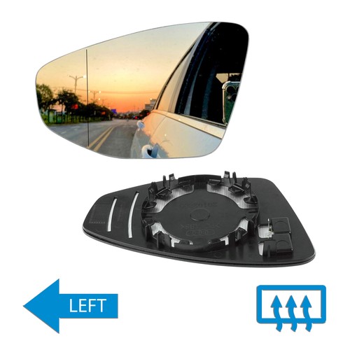 Left heated door - heated, mirror