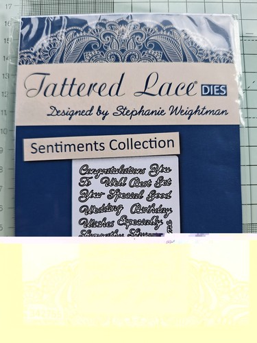 Tattered lace sentiments dies - sentiments,