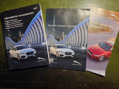 Jaguar owners manual - xf,