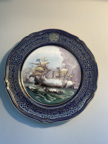 Spode maritime armada plate - maritime,