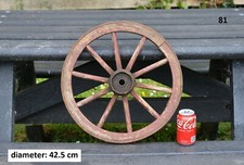 Vintage old wooden cart wagon
