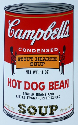 Andy warhol campbells hot dog - andy,
