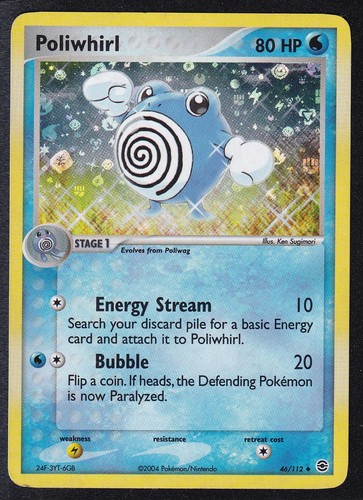 Pokemon poliwhirl 112 - pokemon, 46/112