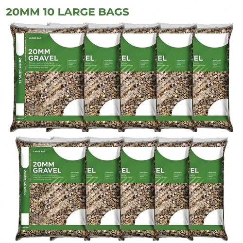 20mm natural garden gravel - garden,