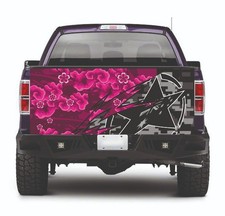 Tailgate truck wrap printed