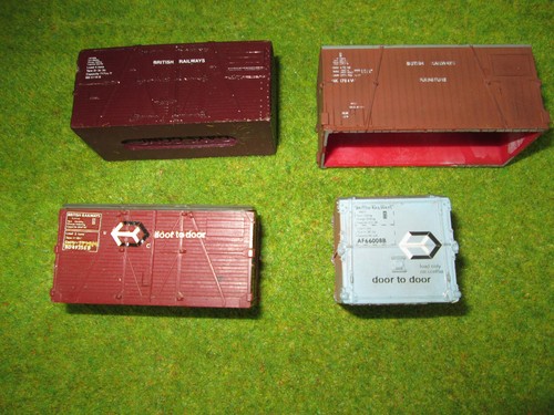 Four containers for railway - containers,