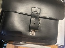 Ruitertassen Classic Satchel Black Shoulder Bag Leather