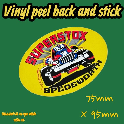 Spedeworth vinyl sticker - sticker, stock