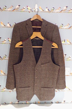 Men's tweed wool suit jacket &