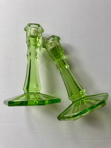 Antique vintage pair - , green
