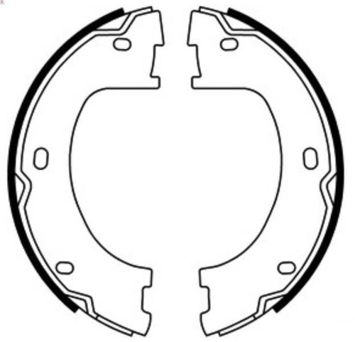 Brake shoe set parking - shoe,