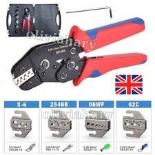 8PCS Ratchet Crimper Plier