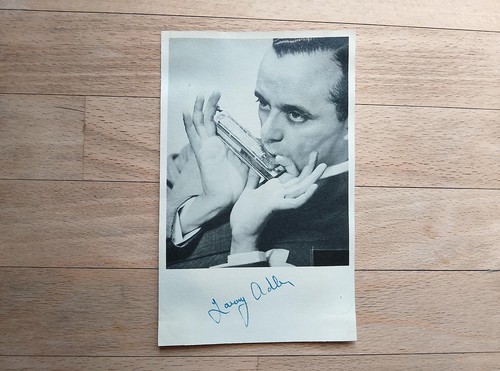 Larry adler signed autograph - adler,