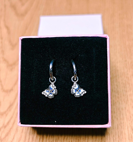 Genuine pandora blue butterfly - blue,