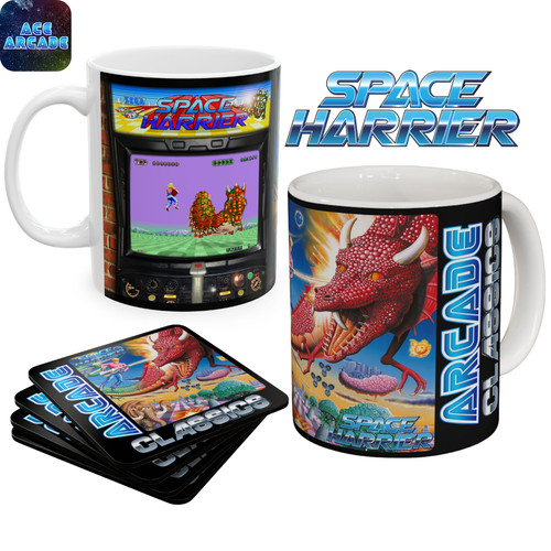 Space harrier retro gaming - space,
