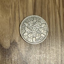 SILVER SIXPENCE KING GEORGE V COIN YEAR 1931