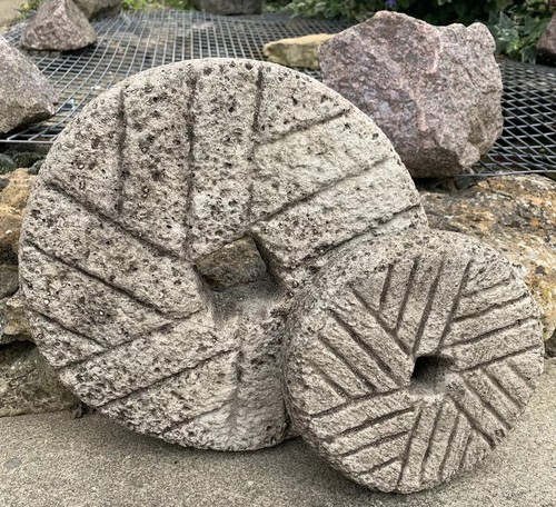 Stone garden large rustic pair - garden,