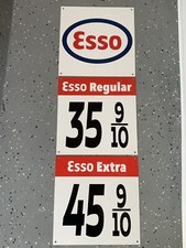 Esso Gasoline sign 3 piece