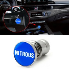 Blue "NITROUS " Push Button