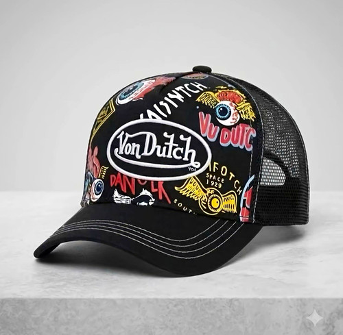 Von dutch black - black, logo
