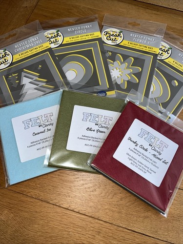Clarity fresh cut dies - clarity, felt