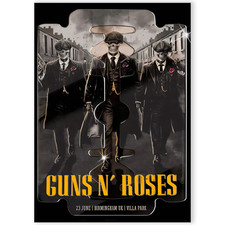 Guns N Roses Poster UK Tour