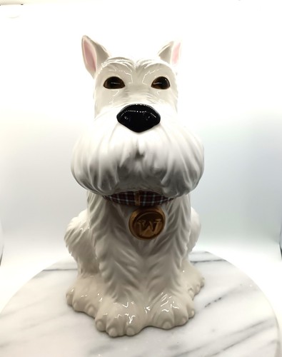 Westie dog cookie jar - westie,