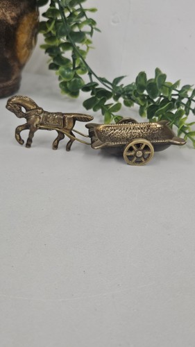 Vintage brass horse - vintage,