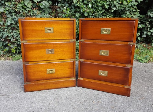 Matching pair mahogany - of,