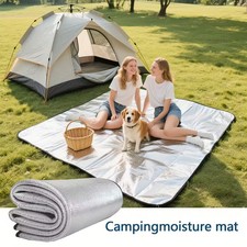 Waterproof Aluminium Camping Mat, Insulating Foam Sleeping Pad, Foldable Mat