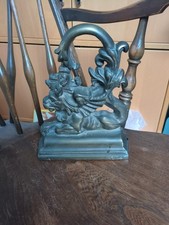 Antique Andiron Griffin
