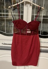 Missguided Red dress  Semi