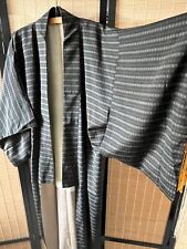 Genuine Haori  Kimono from Japan. Black , lined ,VGC Mens Large or women's L /XL