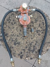 MANUAL  2 CYLINDER GAS CHANGEOVER KIT LPG PROPANE REGULATOR PROPANE BOTTLE