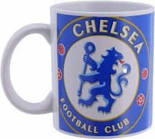 Chelsea FC Halftone Mug 11oz Tea/Coffee Cup Football Club Gift Official License