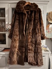Women's Vintage Real Fur Long