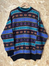 Vintage The Sweater Shop Multicoloured Jumper Christmas 80’s 90’s - Size 42” (L)