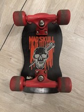 Alpha BMX Vintage Cruiser Skateboard “Mad Skull” Miniature Small Very Cool
